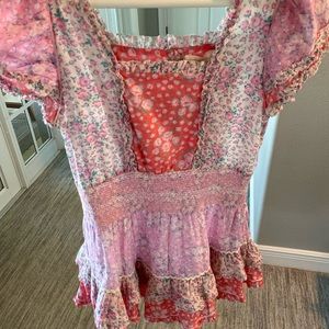 LoveShackFancy perfect condition. Size xs.